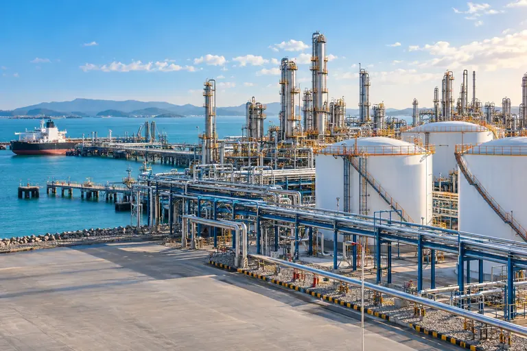 Industrial plant and production infrastructure